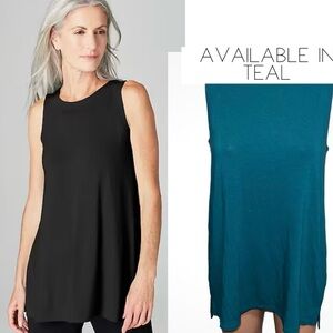 J. Jill NWT Wearever Teal Tunic Tank size XL